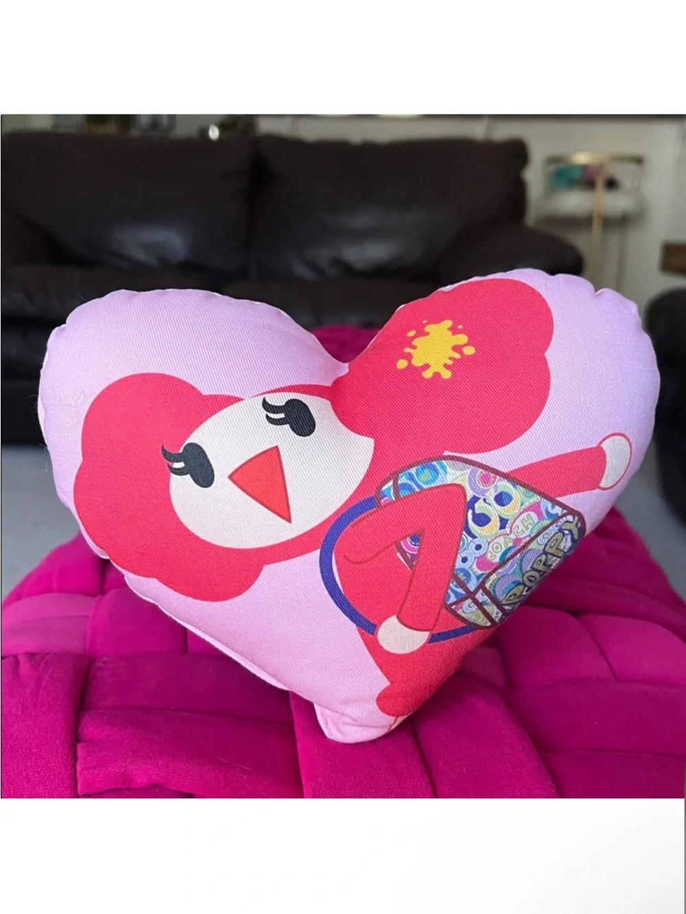 Coach Poppy Chan Cherry Pillow